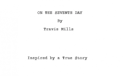 Writing: ON THE SEVENTH DAY Screenplay Published