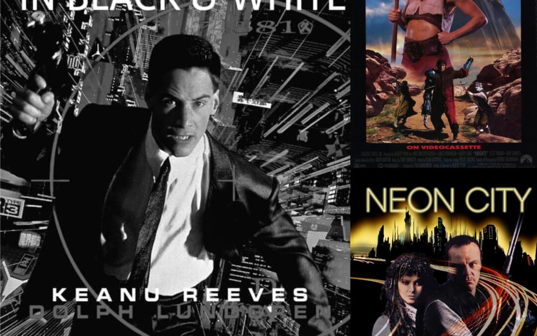 MOVIE MONDAY: Reviews of Johnny Mnemonic in B&W, Knights, and Neon City